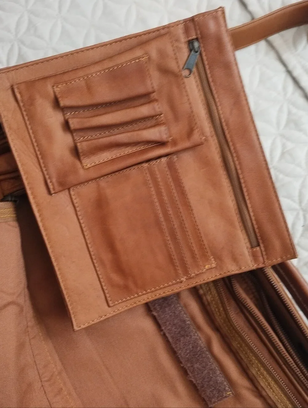 Piel Leather Vintage Colombian Duffel Travel Overnight Bag Weekender Early 90s